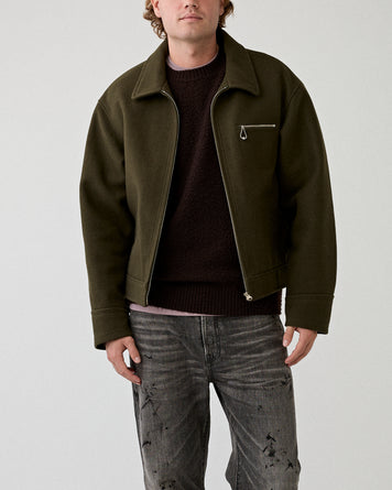 Visvim Blackthorn Blouson Olive JKT Short Men