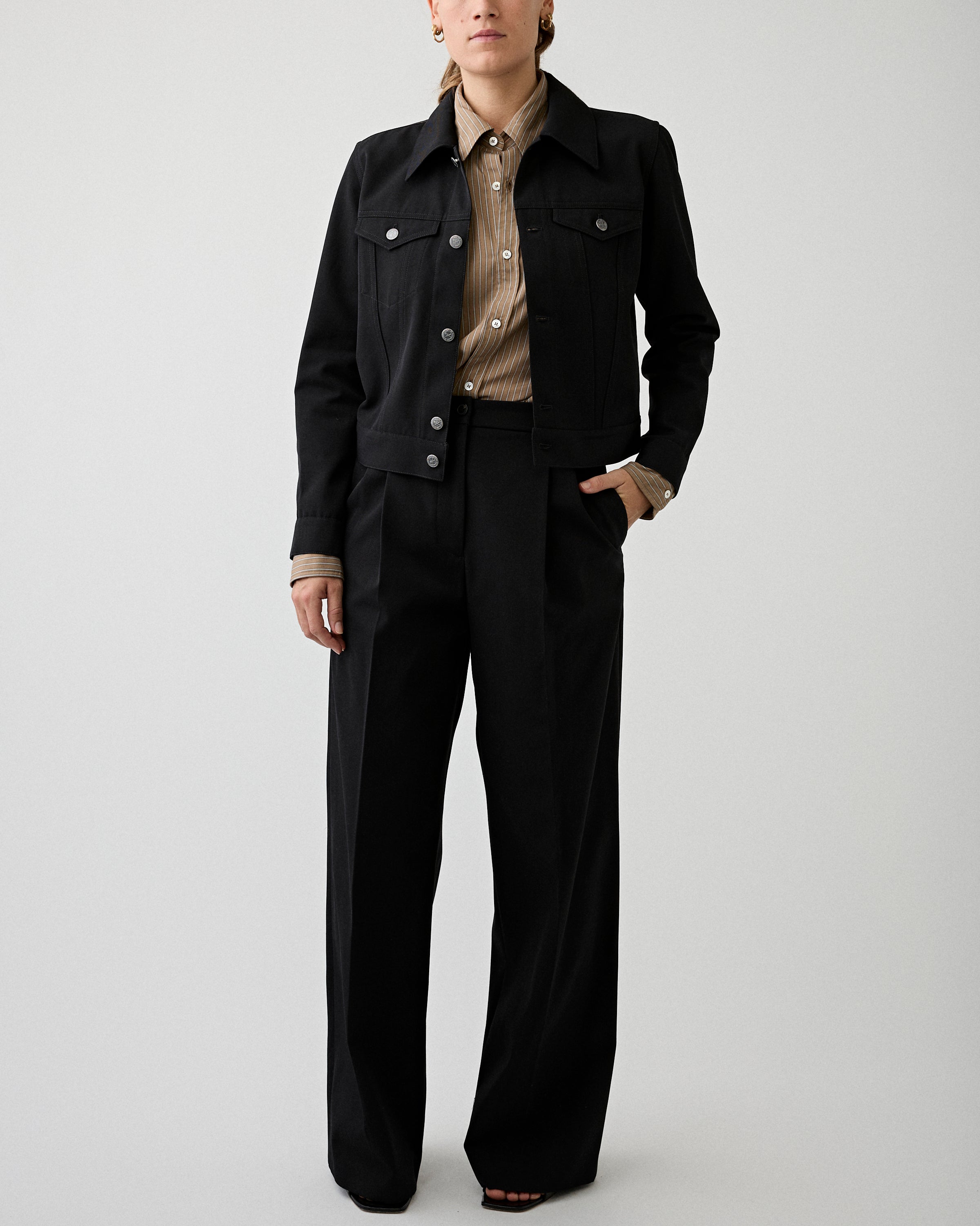 A.P.C. Pantalon Ginny Black Pants Women