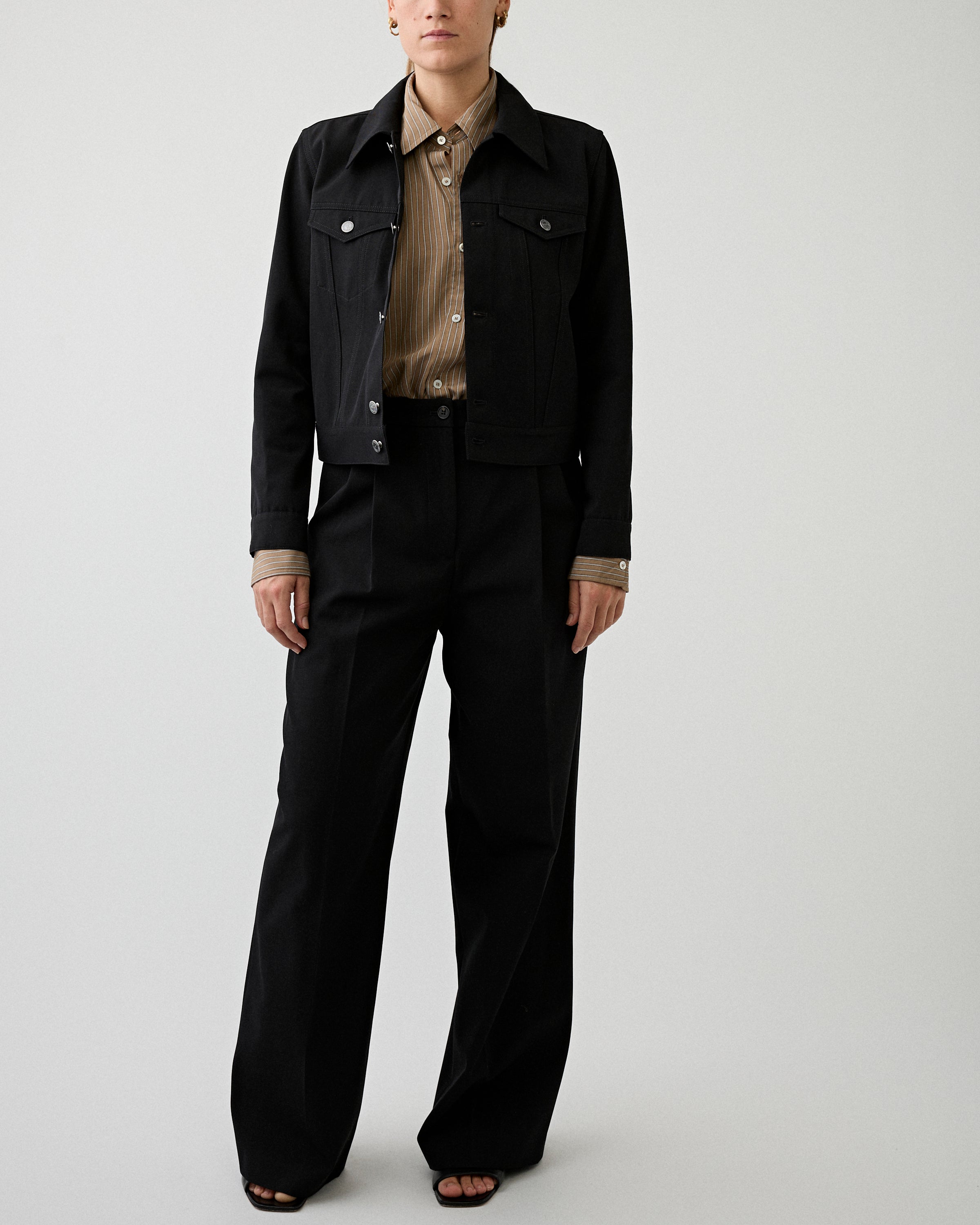 A.P.C. Pantalon Ginny Black Pants Women