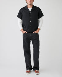 SECOND/LAYER Avenue Shirt Black Shirt S/S Men