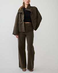Christian Wijnants Pullos Jeans Olive Denim Women