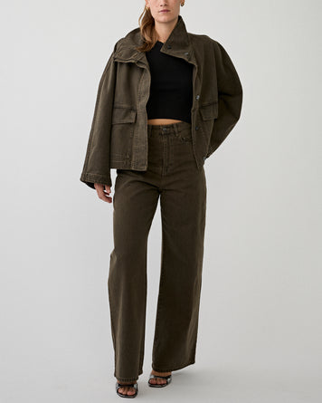 Christian Wijnants Pullos Jeans Olive Denim Women