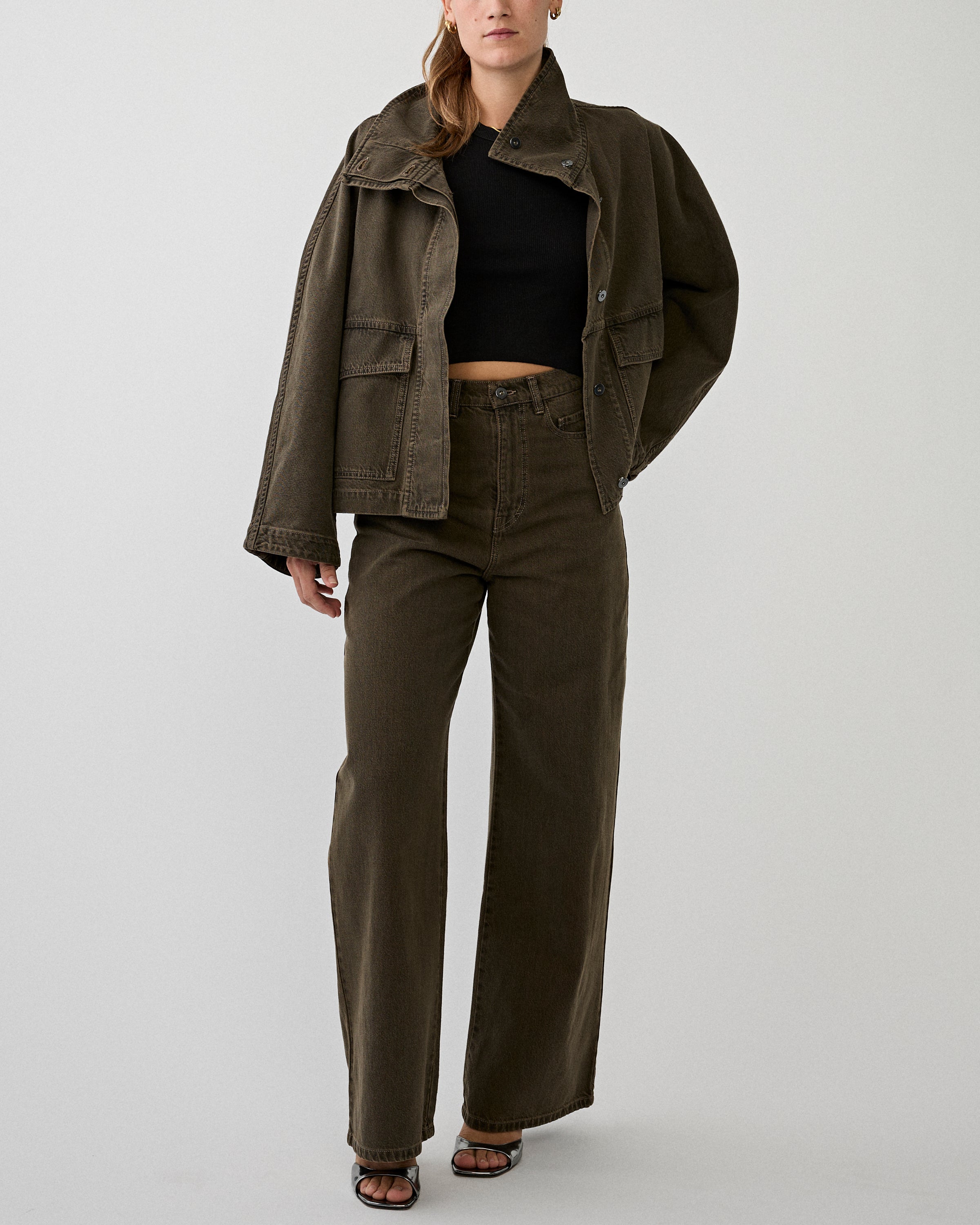 Christian Wijnants Jabala Jacket Olive JKT Short Women