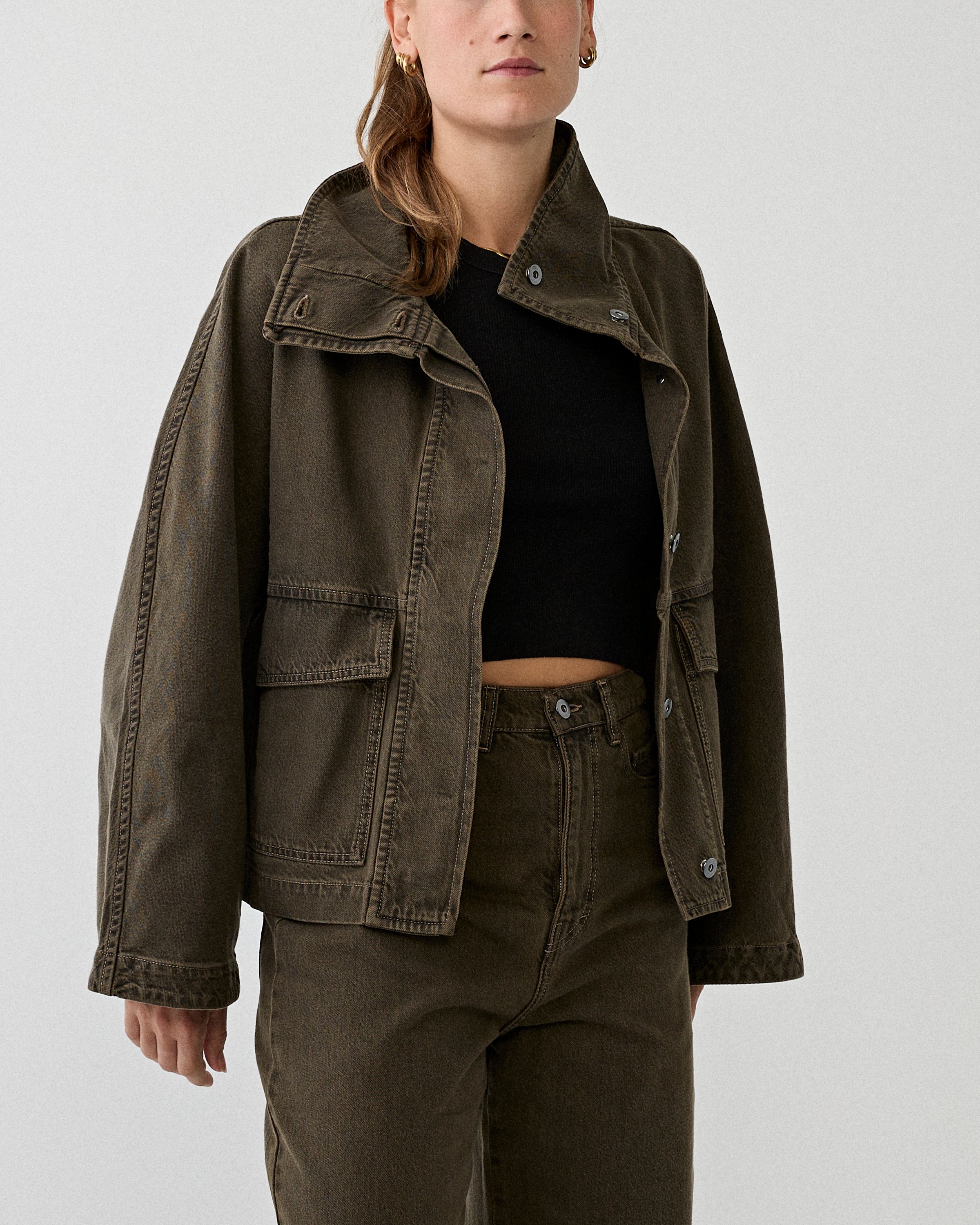 Christian Wijnants Jabala Jacket Olive JKT Short Women