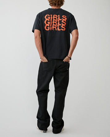 SECOND/LAYER GGG T-Shirt Black/Orange T-shirt S/S Men