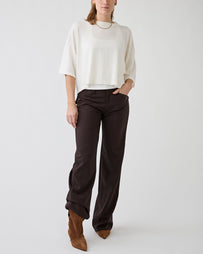 6397 Western Trouser Brown Pants Women