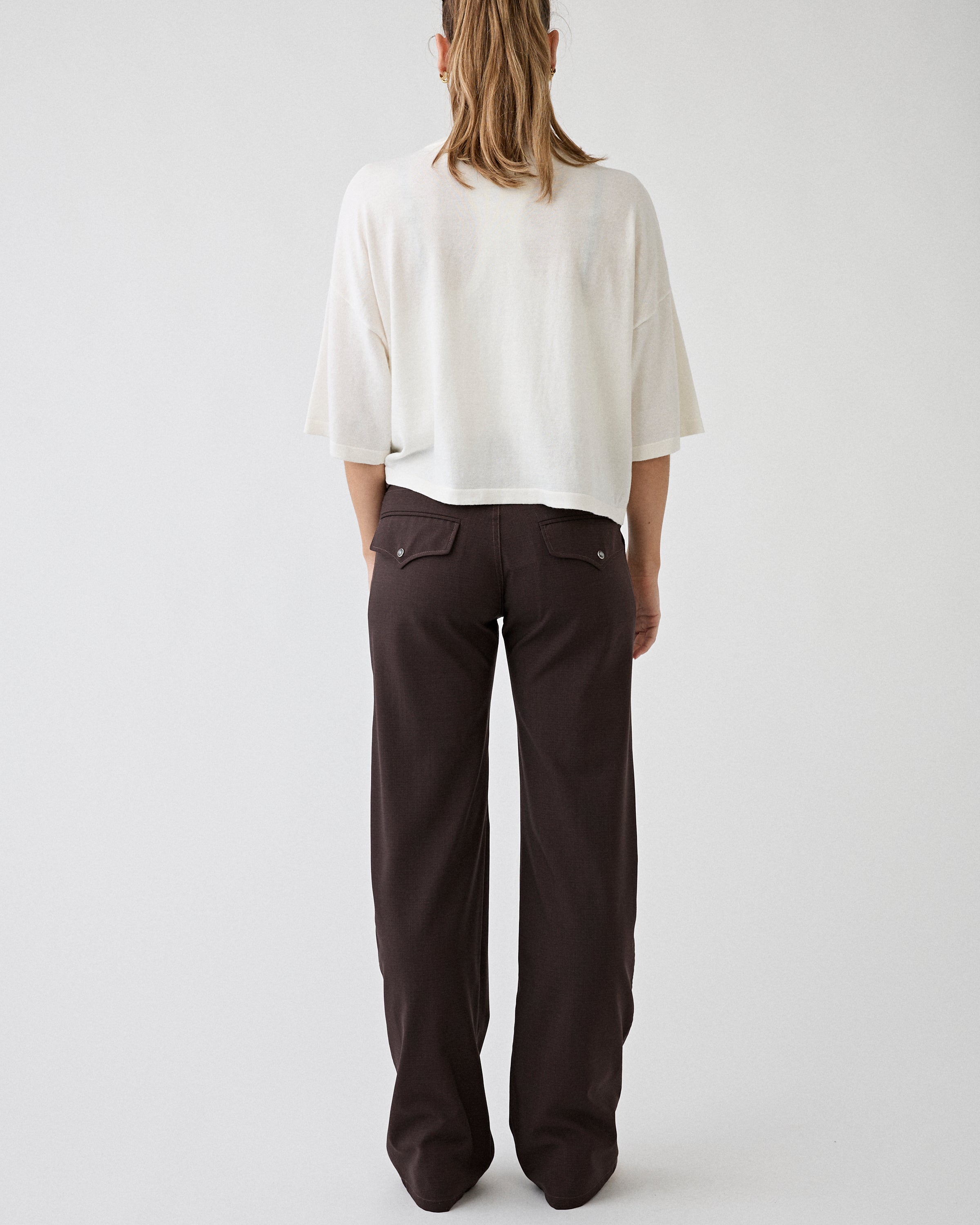 6397 Western Trouser Brown Pants Women