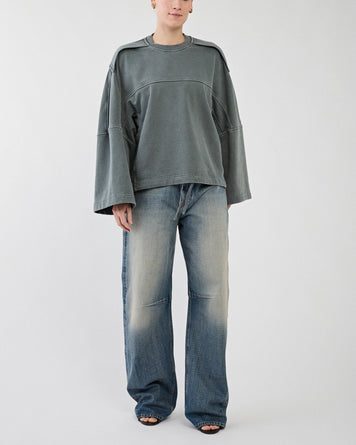 Christian Wijnants Tahora Dark Petrol Sweater Women