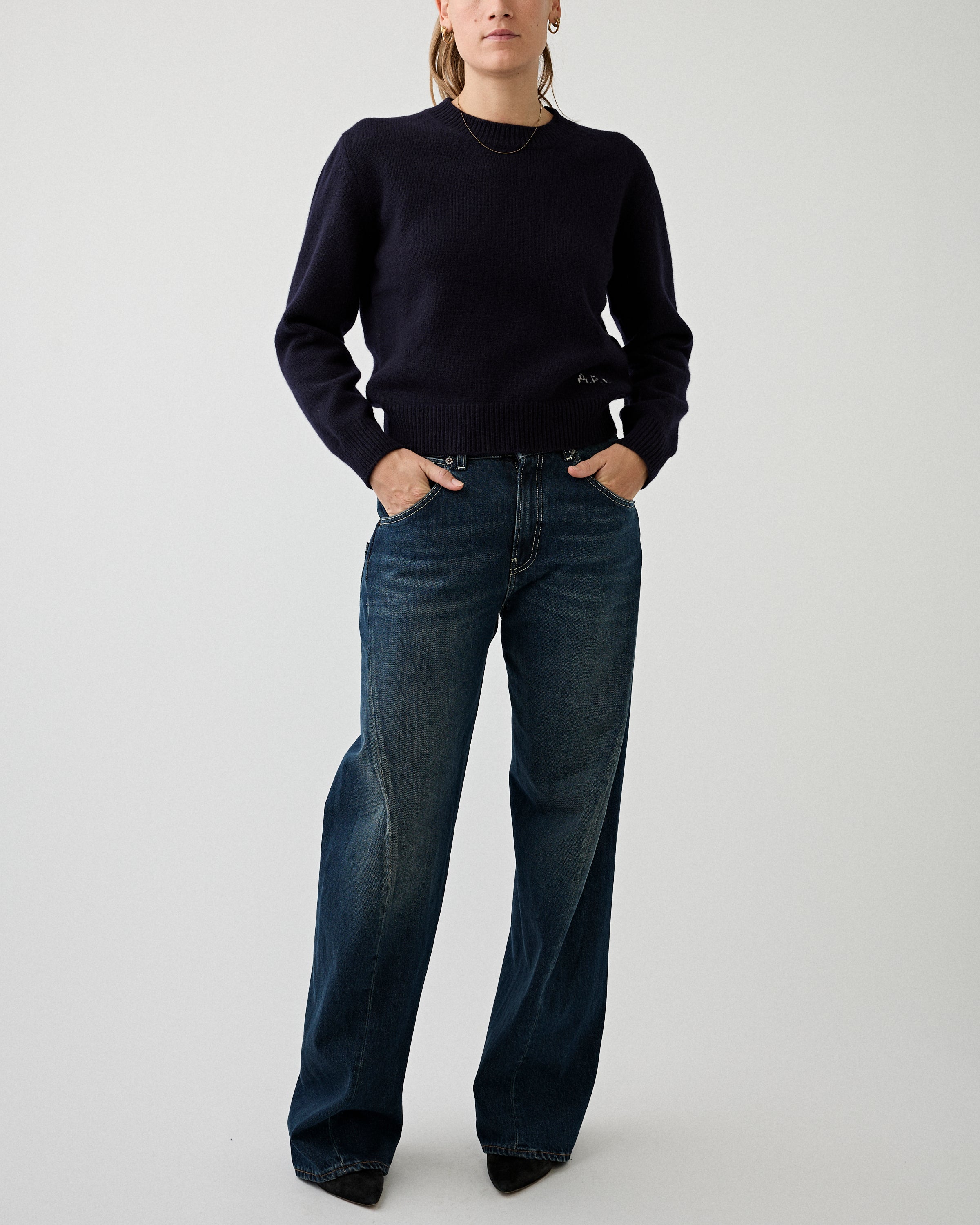 6397 Big Twisted Seam Midnight Cowboy Denim Women