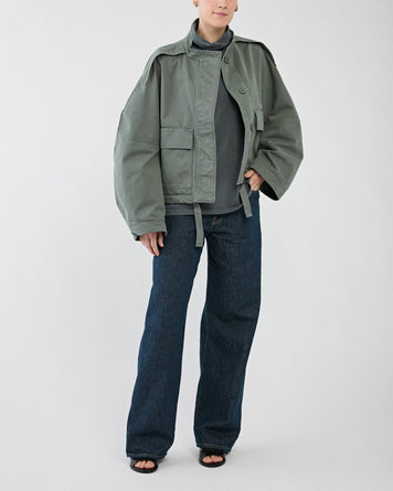 Christian Wijnants Julora Dark Steel JKT Short Women