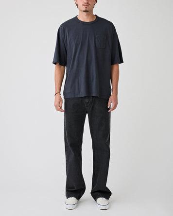 Visvim Mondo Tee Damaged Black T-shirt S/S Men