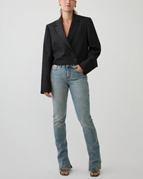Christian Wijnants Jordia Blazer Charcoal Melange Blouse Women