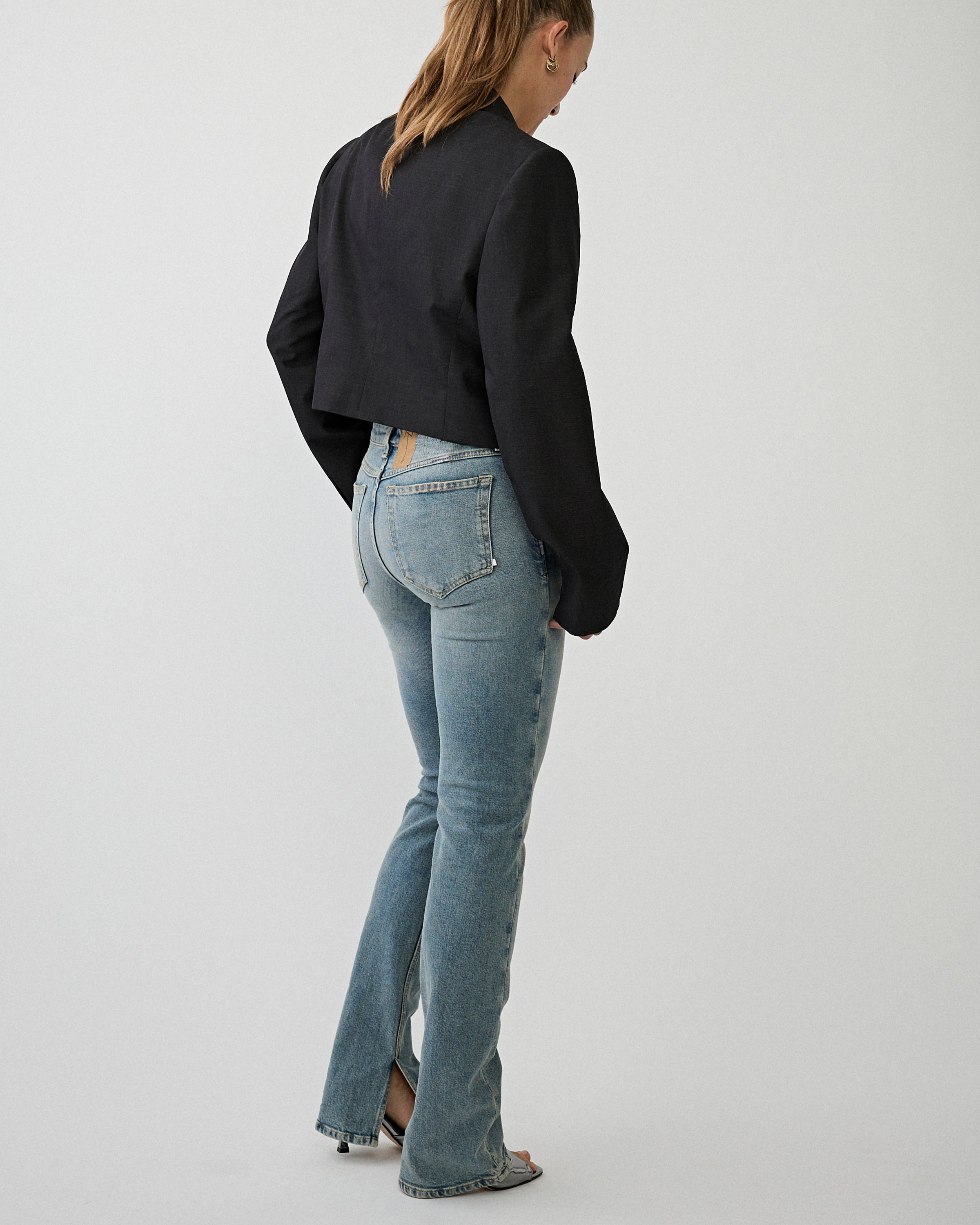 Christian Wijnants Jordia Blazer Charcoal Melange Blouse Women