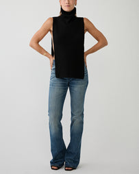 Christian Wijnants Kawsar Knitted Top Black Knitwear Women