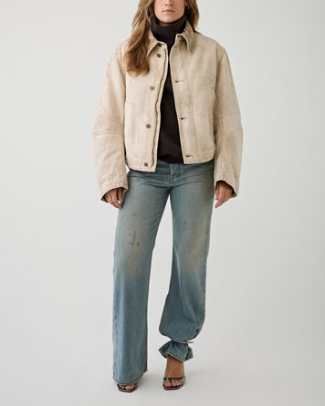 6397 Flight Jacket Bisque JKT Short Women