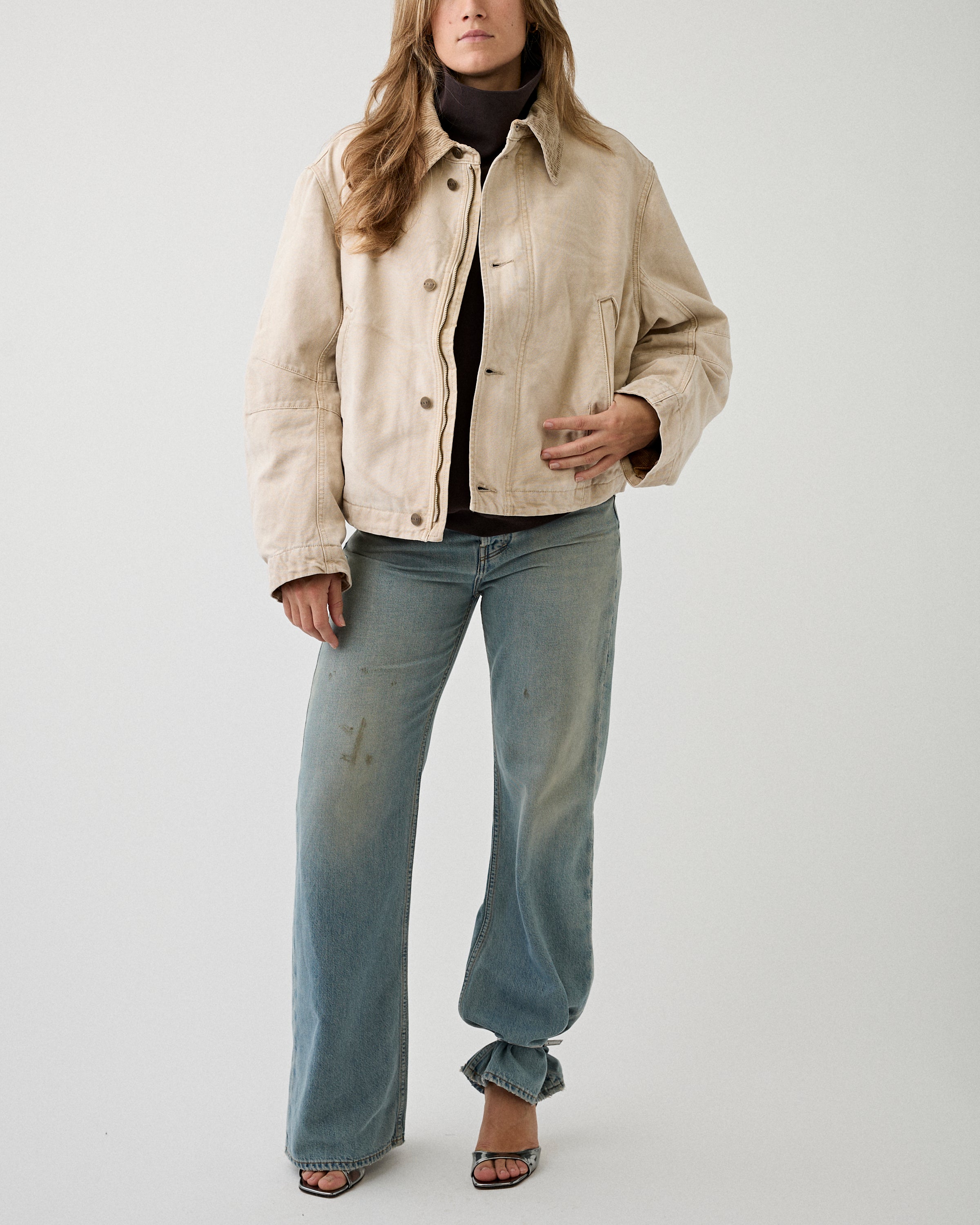 6397 Flight Jacket Bisque JKT Short Women