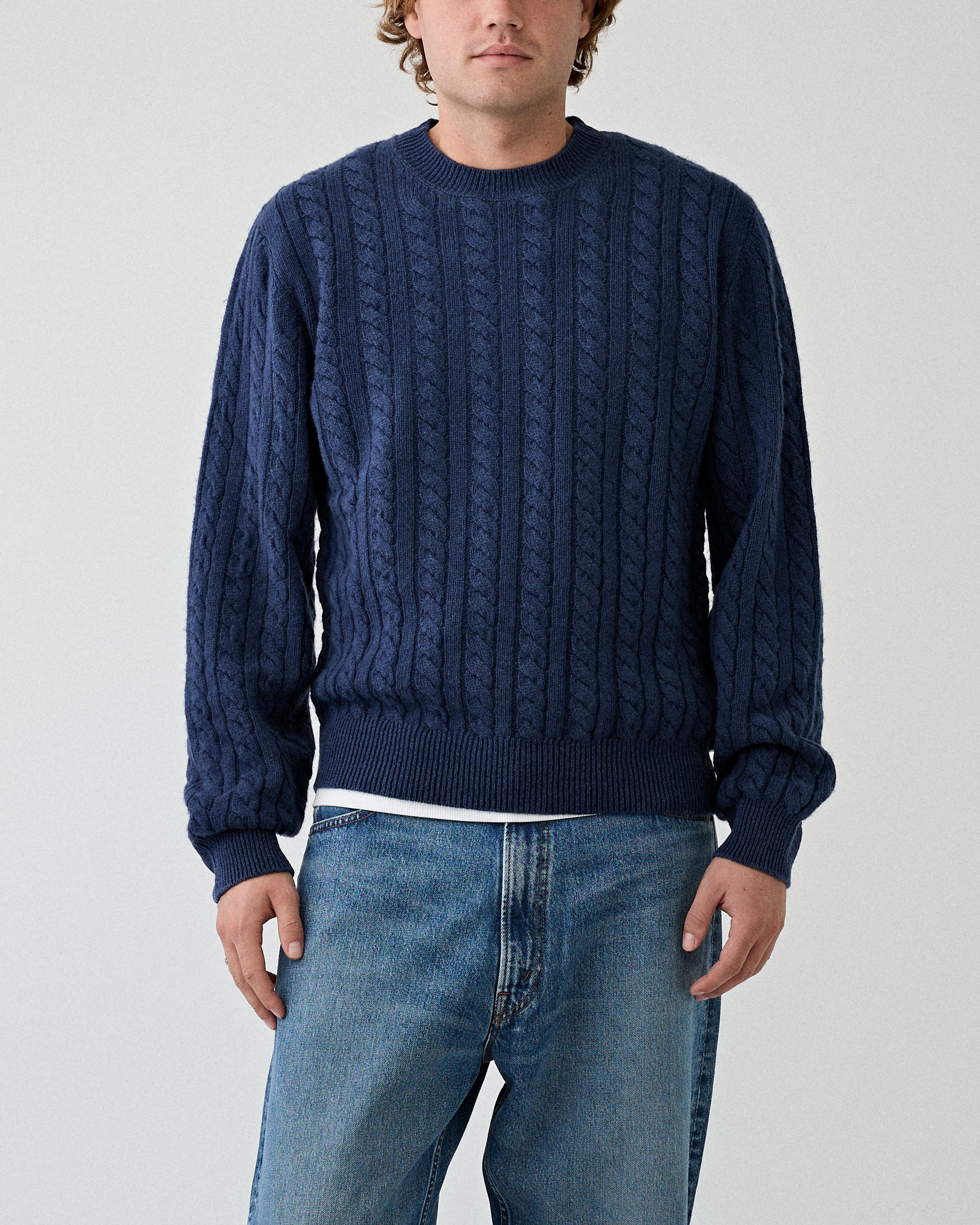 A.P.C. Pull Stendhal Marine Knitwear Men