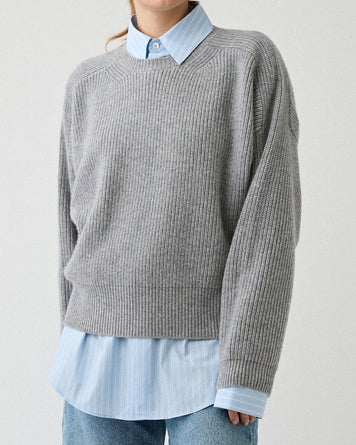 6397 Uniform Shirt Blue Stripe Shirt L/S Women