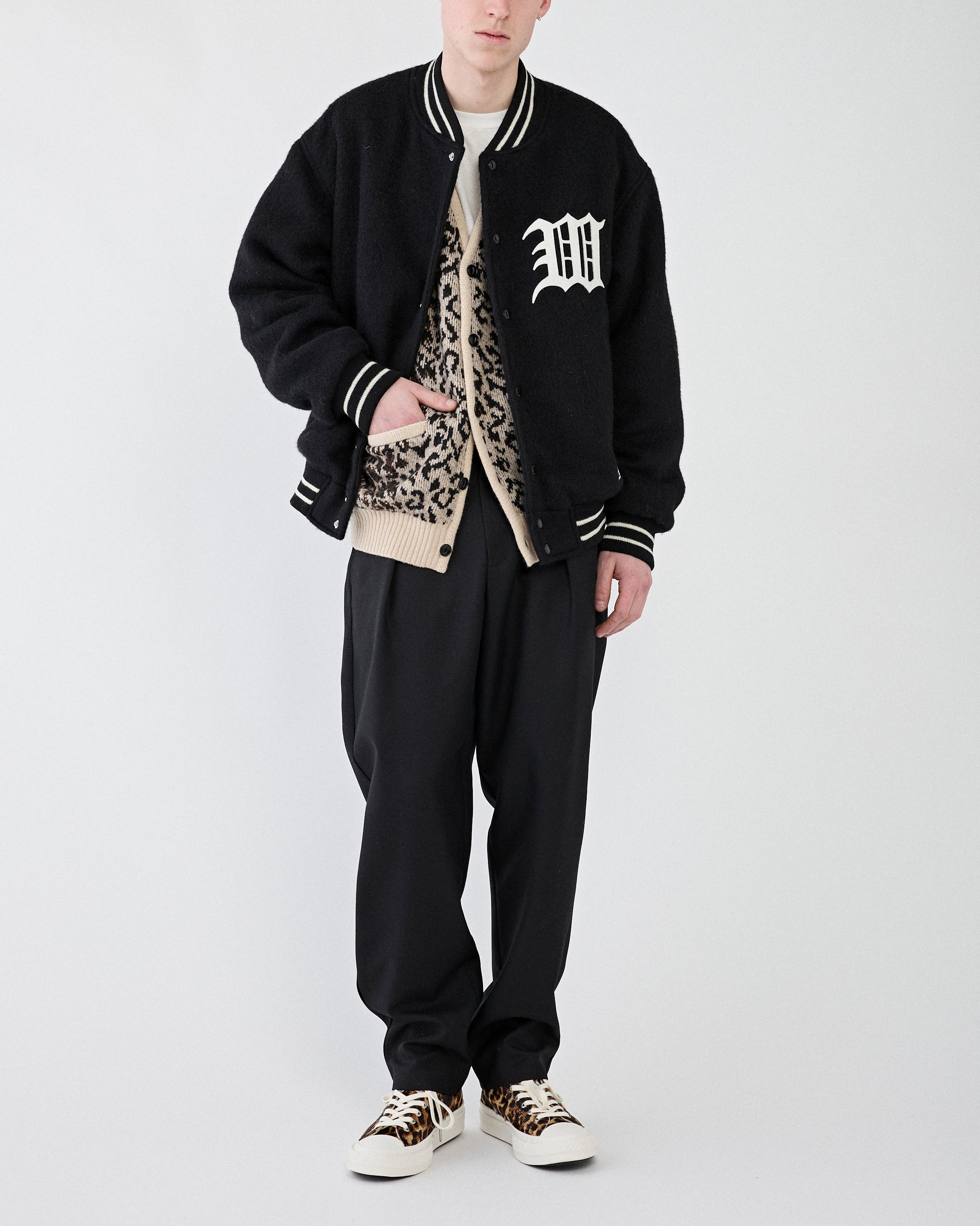 Wacko Maria Varsity Jacket (Type-1) Black JKT Short Men