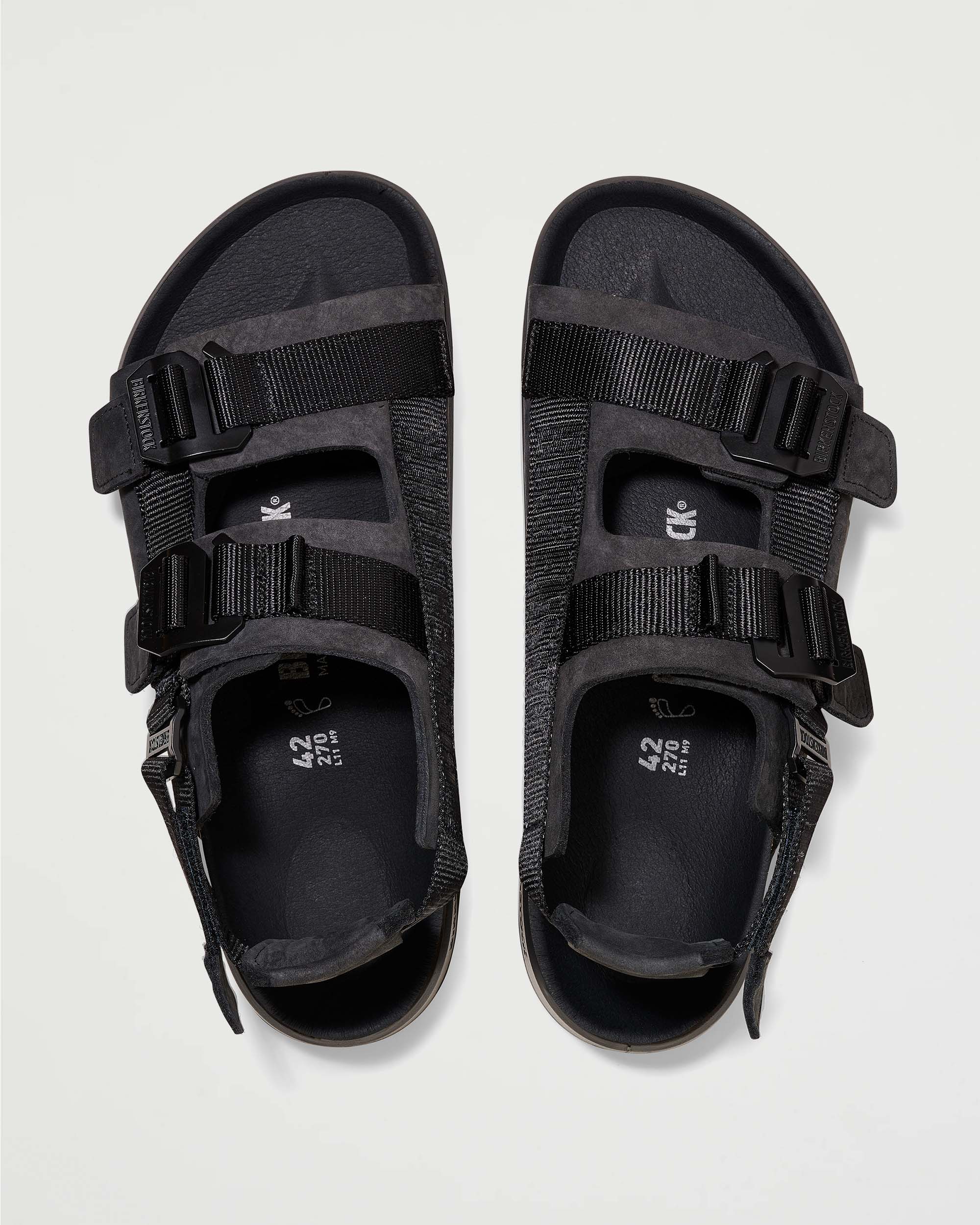 Birkenstock Shinjuku Black Shoes Leather Unisex