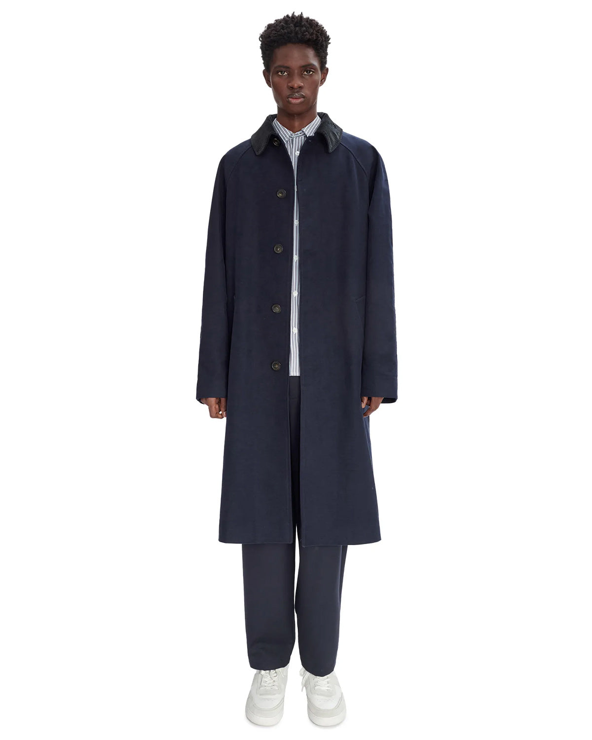 A.P.C. Mac Gaspard Dark Navy JKT Long Men