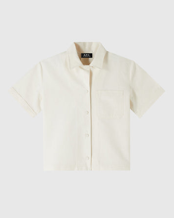 A.P.C. Chemisette Maeva Ecru WOMEN SHIRTS