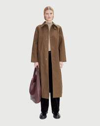 A.P.C. Manteau Gaia Military Khaki WOMEN OUTERWEAR