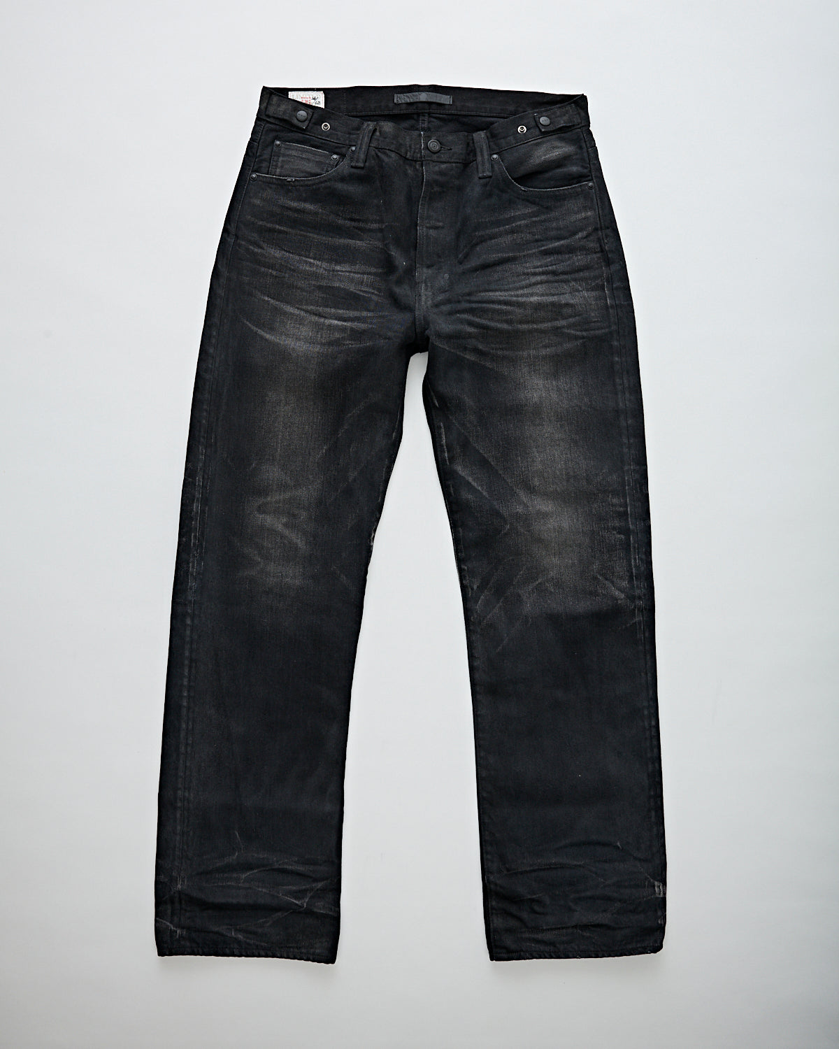 Mastercraft Union Showa Relaxed 'SURETO' Resin Black Denim Men