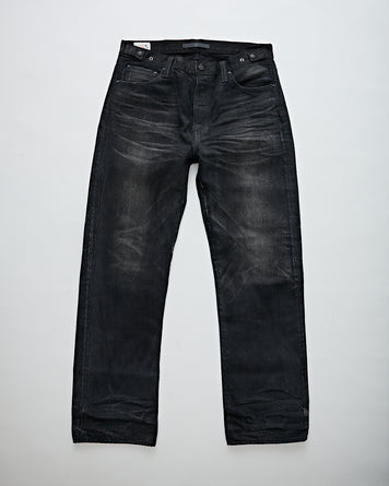 Mastercraft Union Showa Relaxed 'SURETO' Resin Black Denim Men