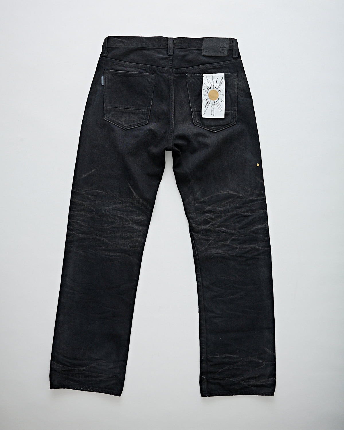 Mastercraft Union Showa Relaxed 'SURETO' Resin Black Denim Men
