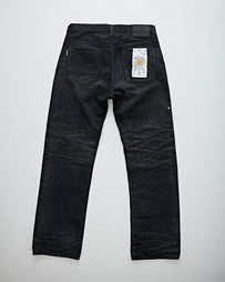 Mastercraft Union Showa Relaxed 'SURETO' Resin Black Denim Men
