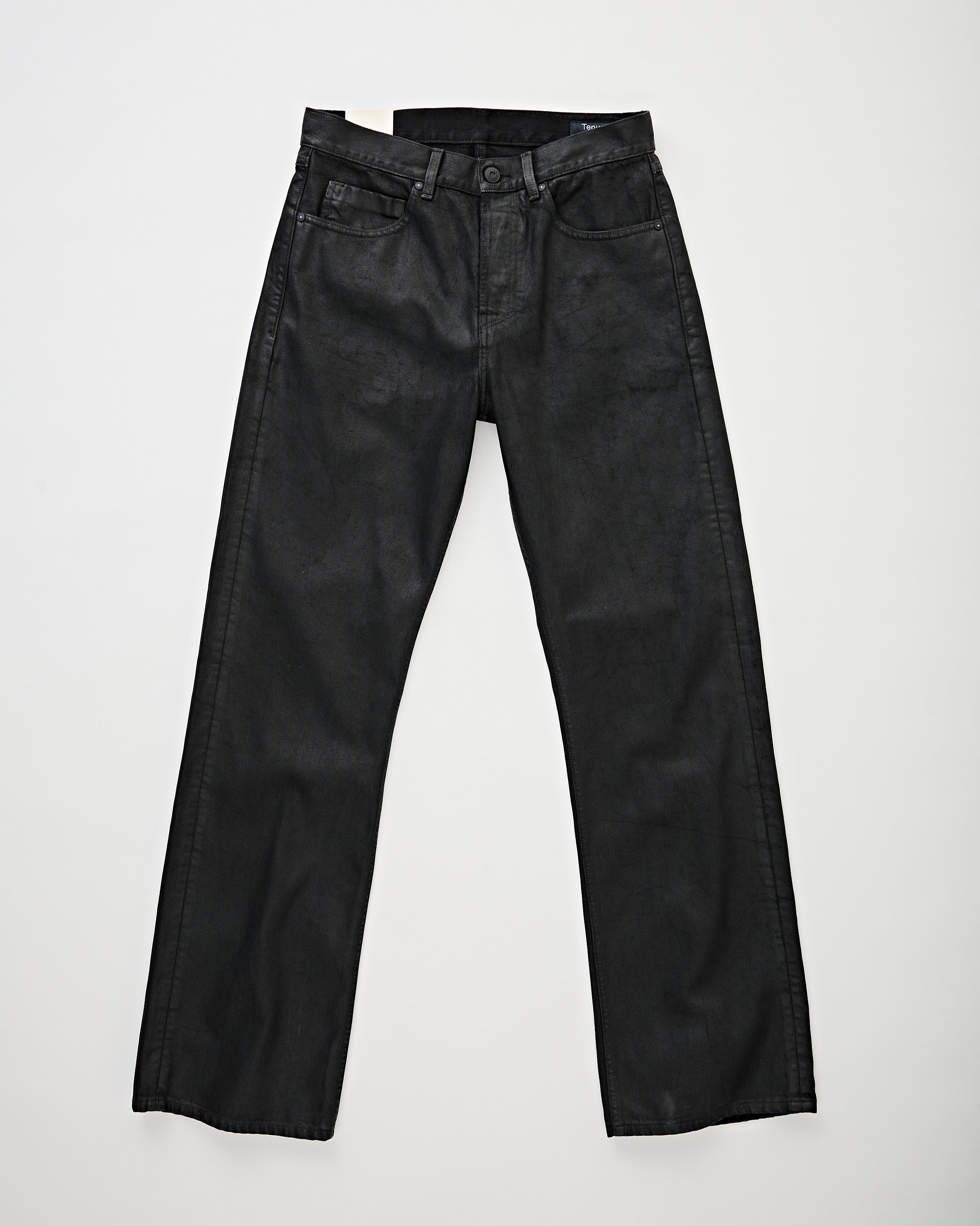 Tenue. Max Jeans Black Coated Denim Men