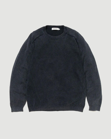Nonnative Dweller Sweater Cotton Yarn Dark Navy Sweater Men