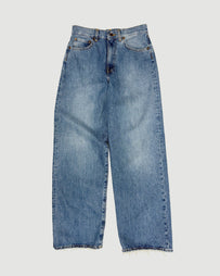 6397 Wide Jean Aqua Blue Denim Women