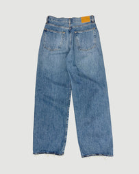 6397 Wide Jean Aqua Blue Denim Women