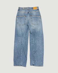 6397 Big Twisted Seam Soft Mid Blue Denim Women