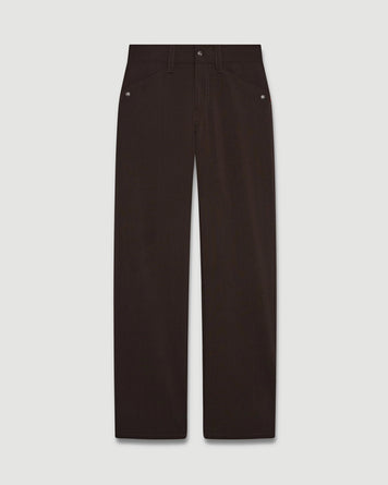 6397 Western Trouser Brown Pants Women