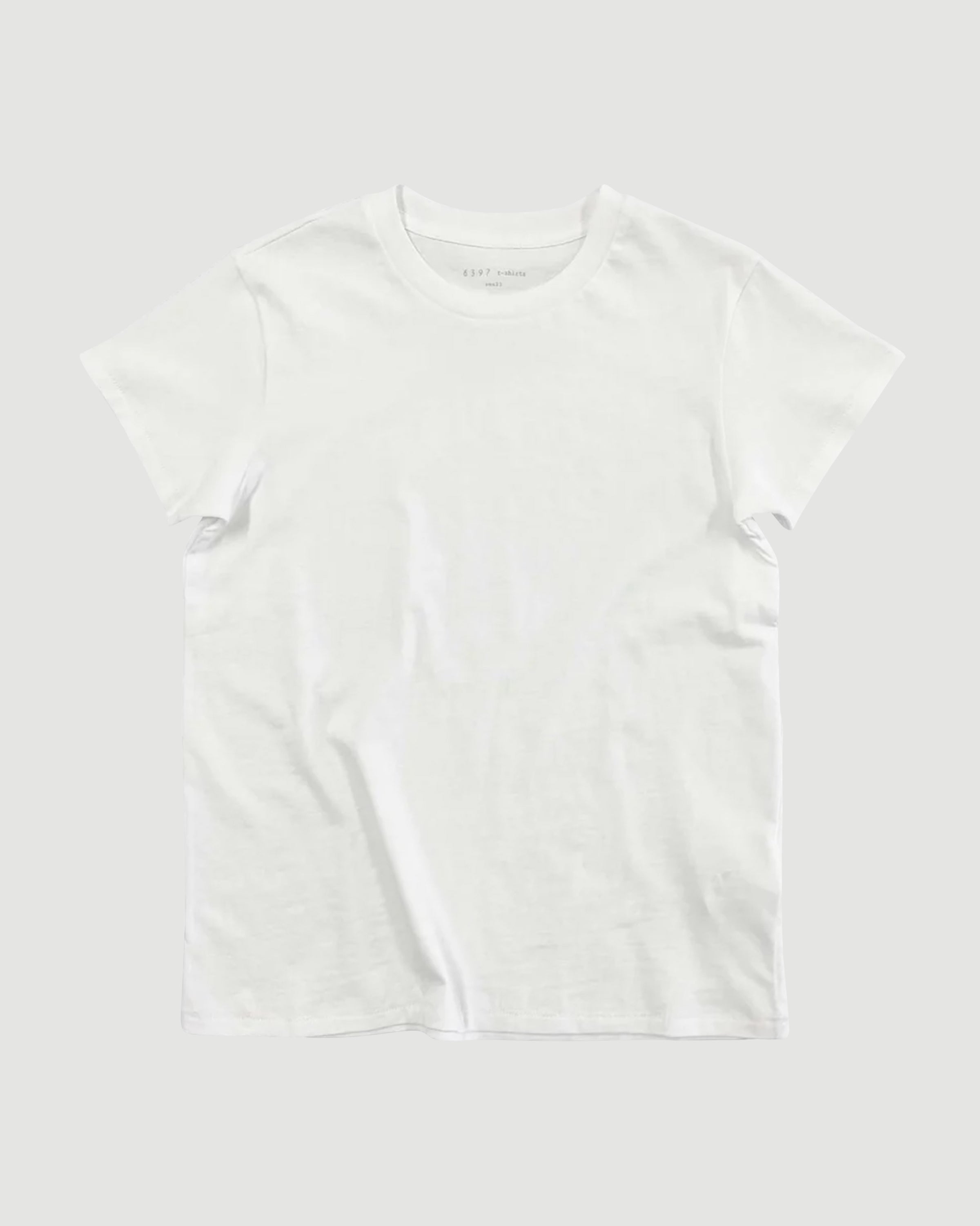 6397 Mini Boy Tee Optic White T-shirt S/S Women