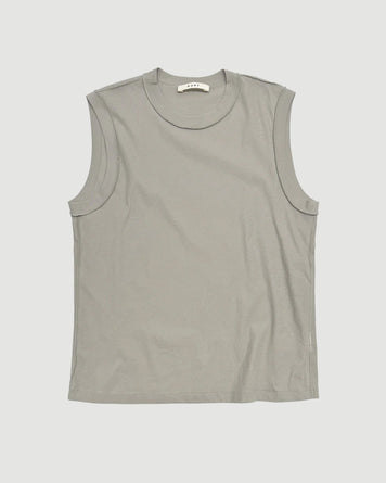 6397 Inside Out Tank Cement Shirt S/S Women