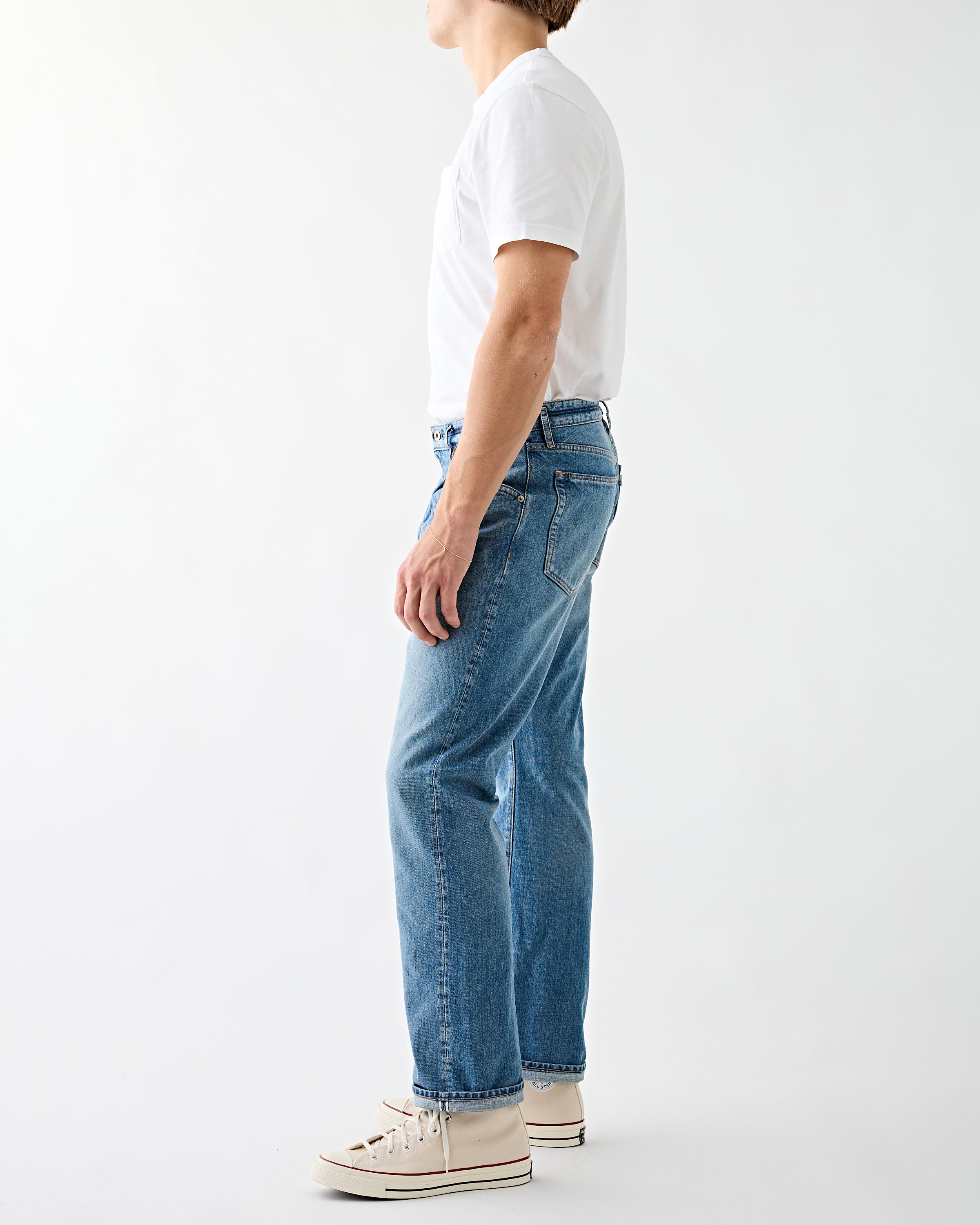 Nonnative Dweller 14oz Selvedge Denim Light Indigo Jeans Denim Men