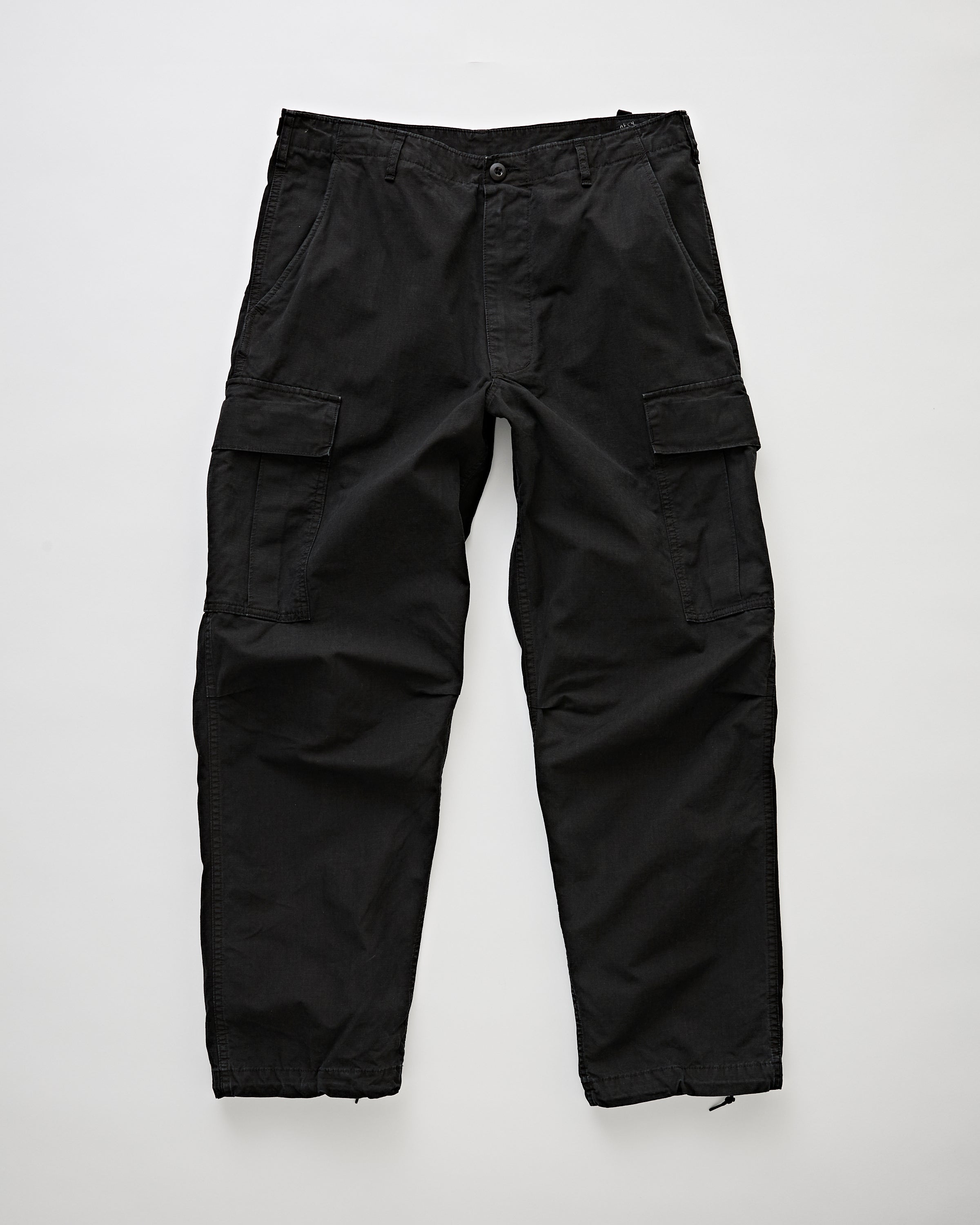 OrSlow Vintage Fit 6 Pocket Cargo Stone Black Pants Men