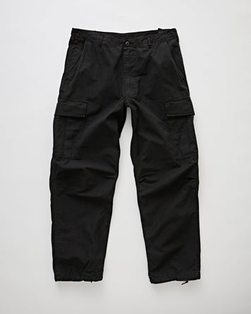 OrSlow Vintage Fit 6 Pocket Cargo Stone Black Pants Men