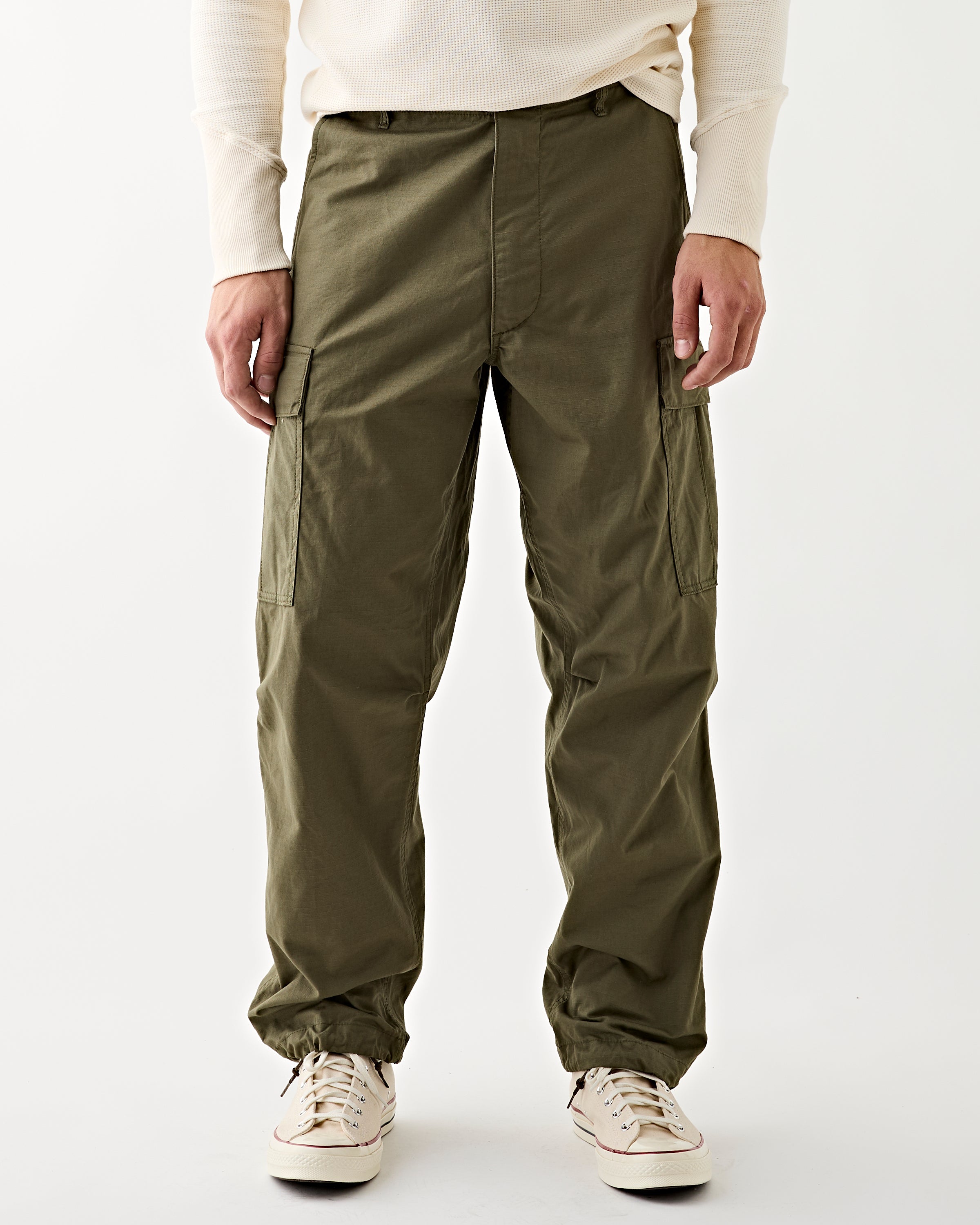 OrSlow Vintage Fit 6 Pockets Cargo Pants Army Green Pants Men