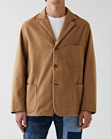 OrSlow Relax Fit Like Cashmere Jacket Camel JKT Short Unisex