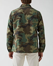 OrSlow Woodland Camo Fatigue Shirt Shirt L/S Men