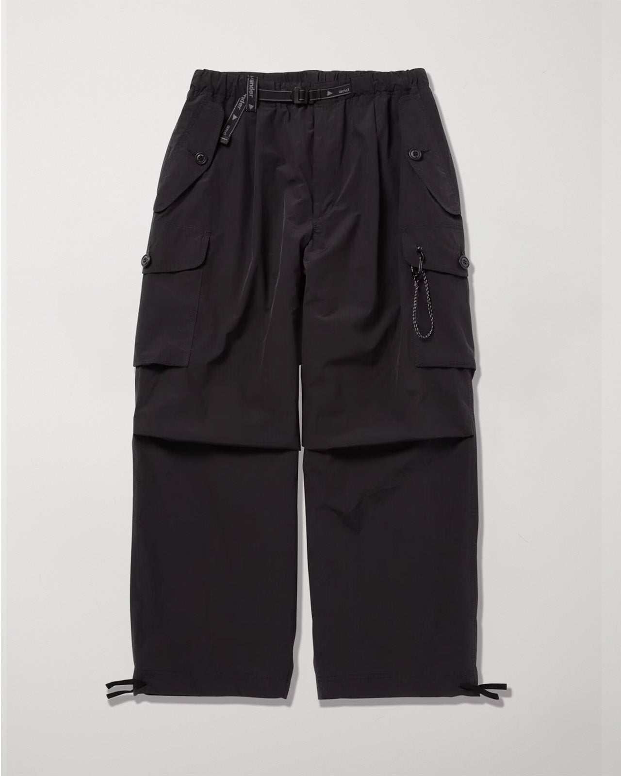 and wander Oversized Cargo Pants Charcoal Pants Men