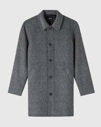 A.P.C. New Mac Pete Anthracite JKT Long Men