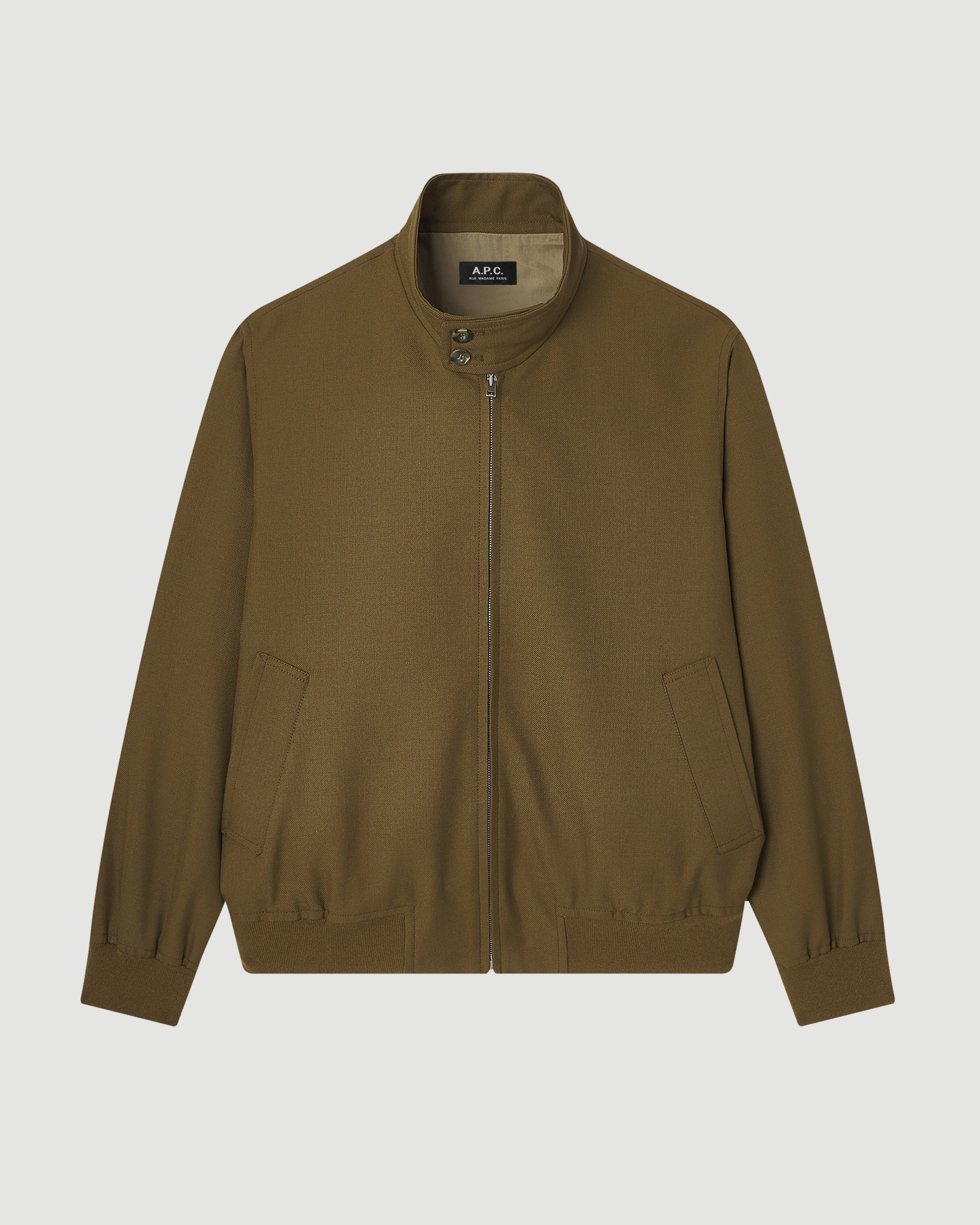 A.P.C. Blouson Zippé Khaki JKT Short Men