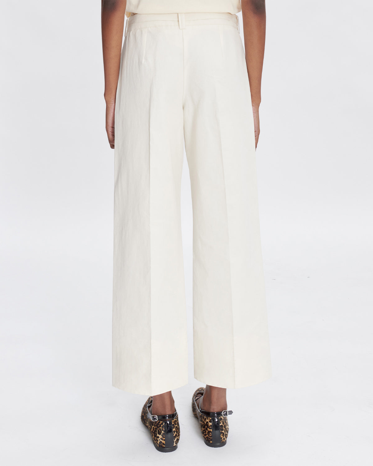 A.P.C. Pantalon Mara Ecru WOMEN PANTS