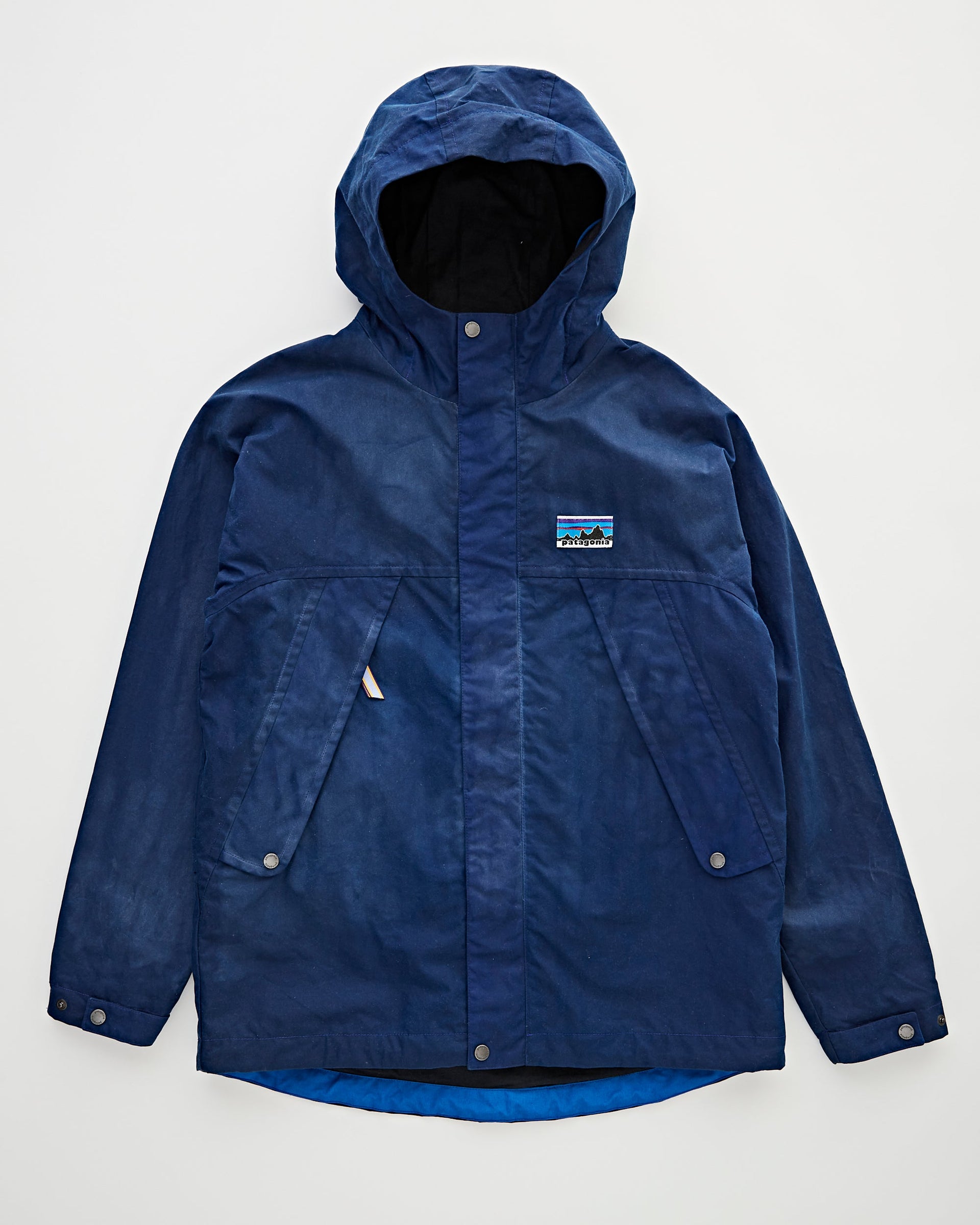 Patagonia 50th Anniversary Waxed Cotton Jacket Coban Blue Tenue de